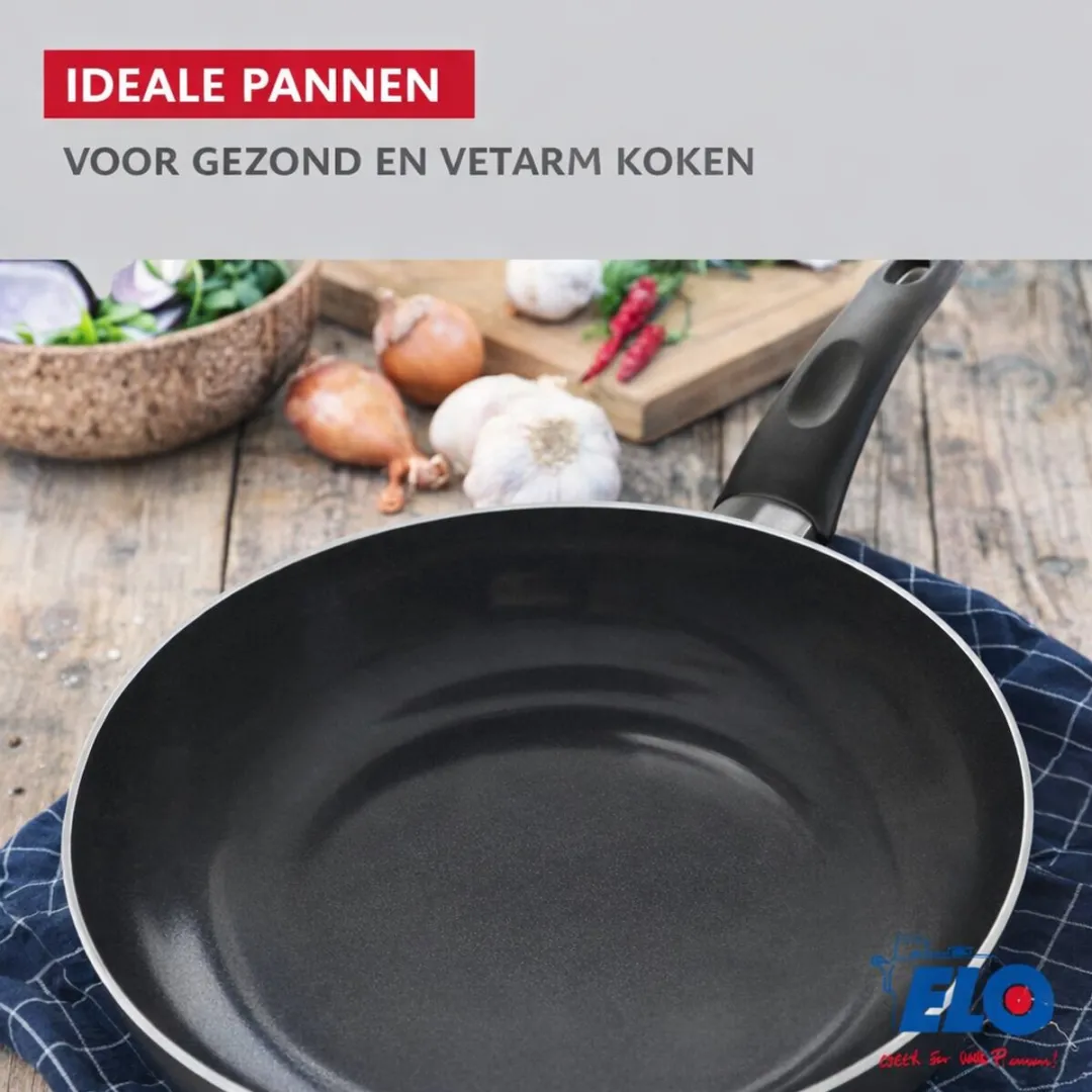 Fackelmann Elo Prima Keukengerei Set 2-delig - 20cm Koekenpan & 14cm Kookpan - Roestvrij staal