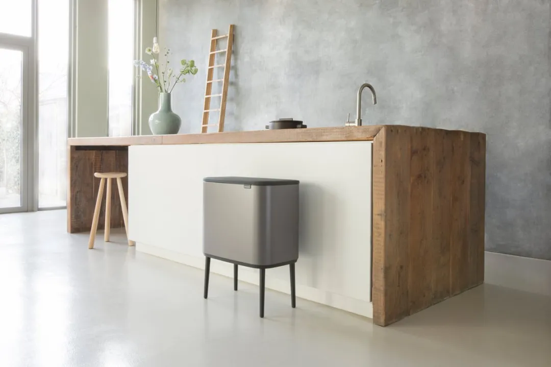 Brabantia Bo Touch Bin Prullenbak 36L - 1 Vak - Platinum