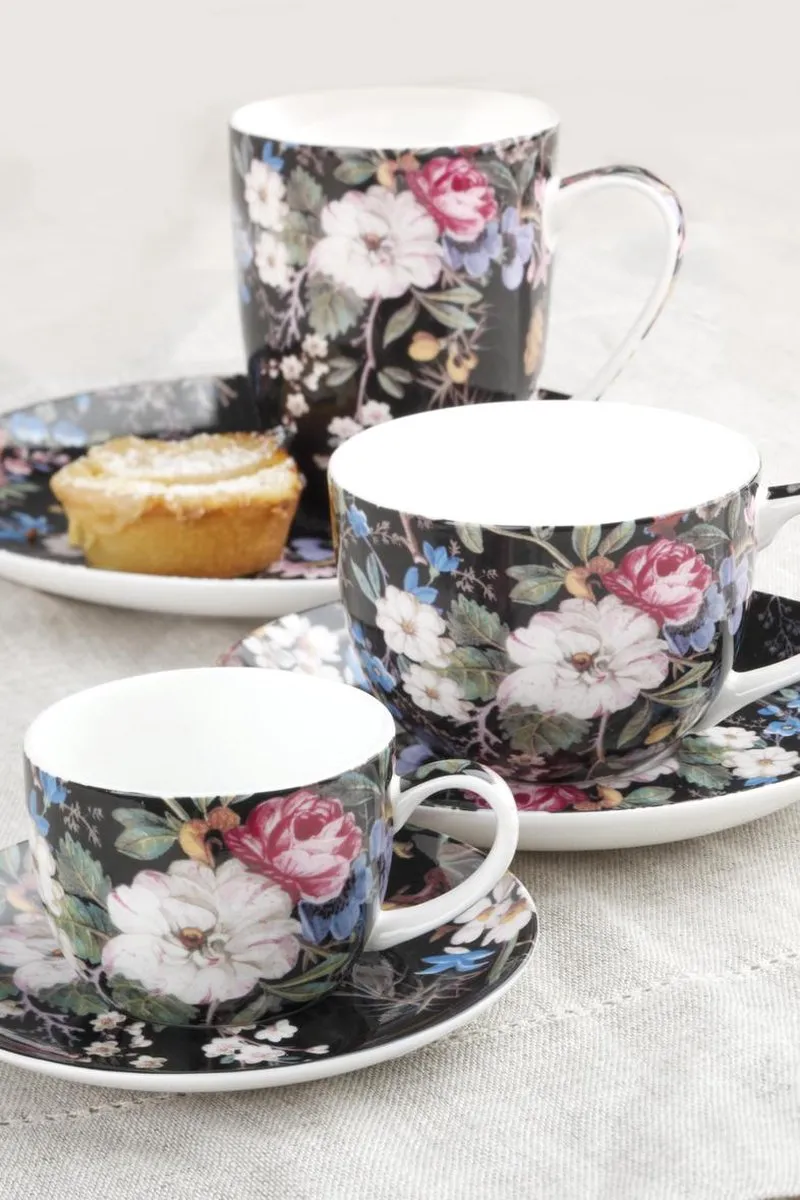 Maxwell & Williams Kilburn Kop & Schotel Midnight Blossom