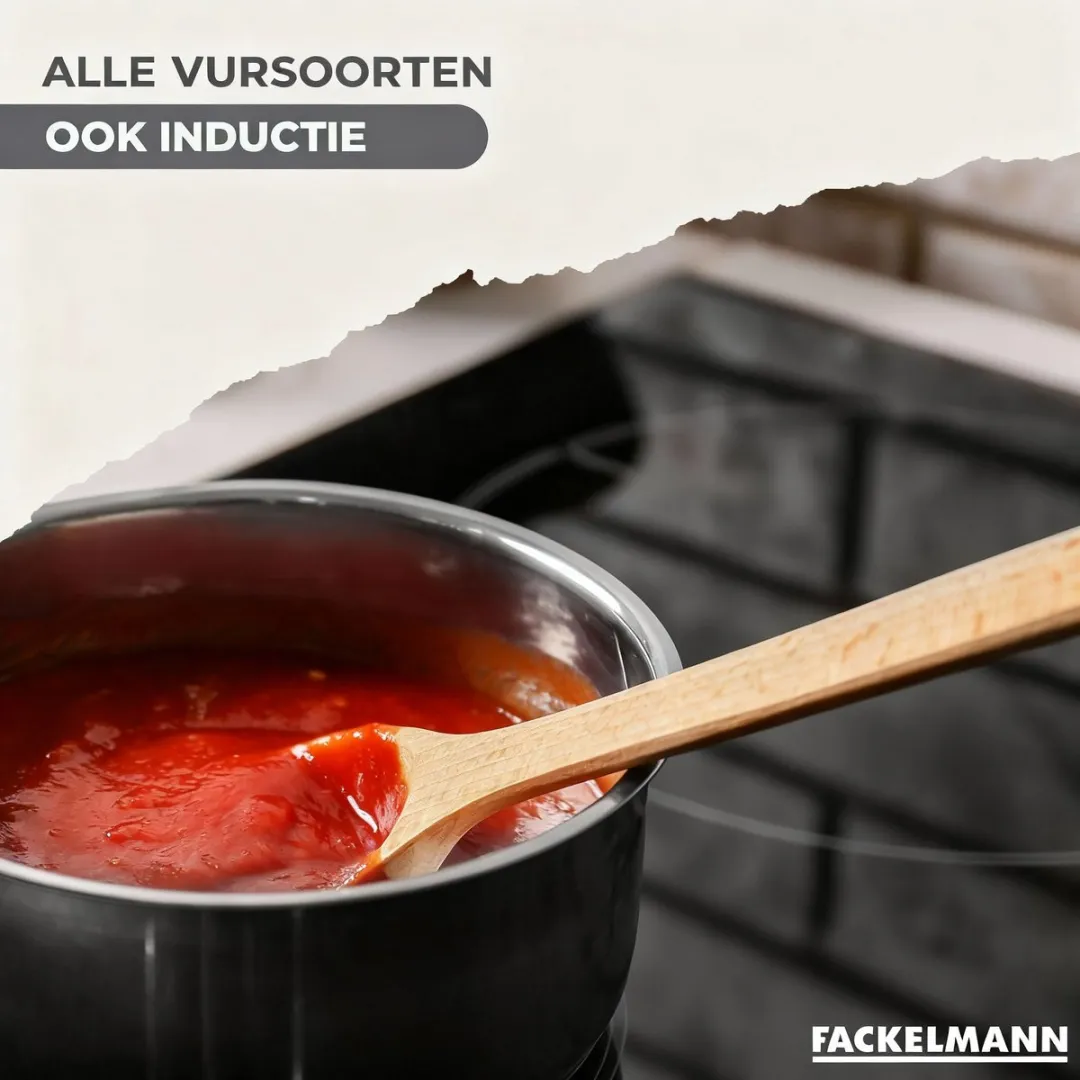 Fackelmann 9202850 Braad- en Steelpanset - 3+3 Stuks - Roestvrij staal