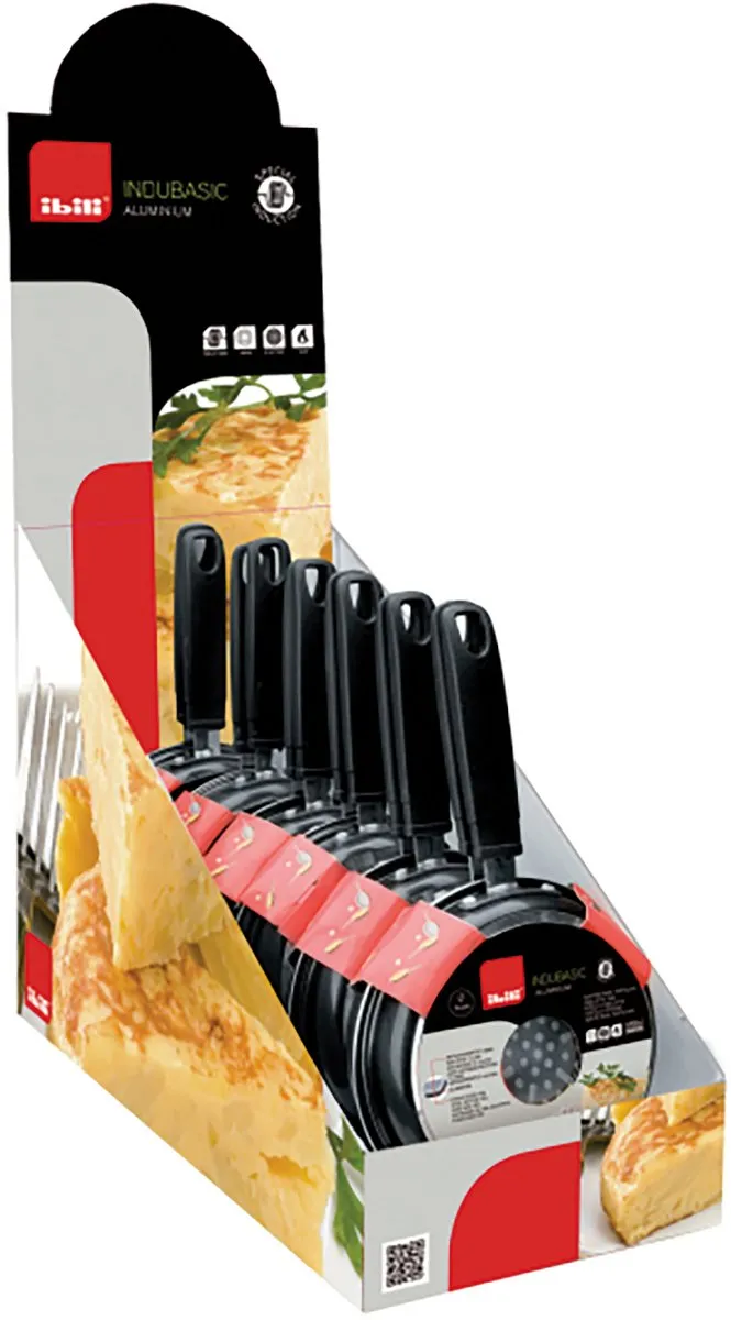 Ibili Omeletpan 28cm - Zwart