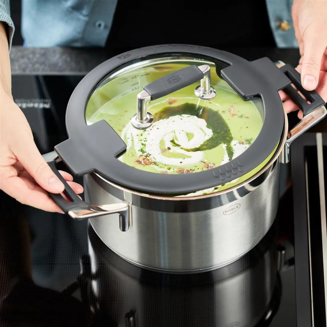 Rösle Silence Pro Kookpan 16cm - 1.9L - Zilver
