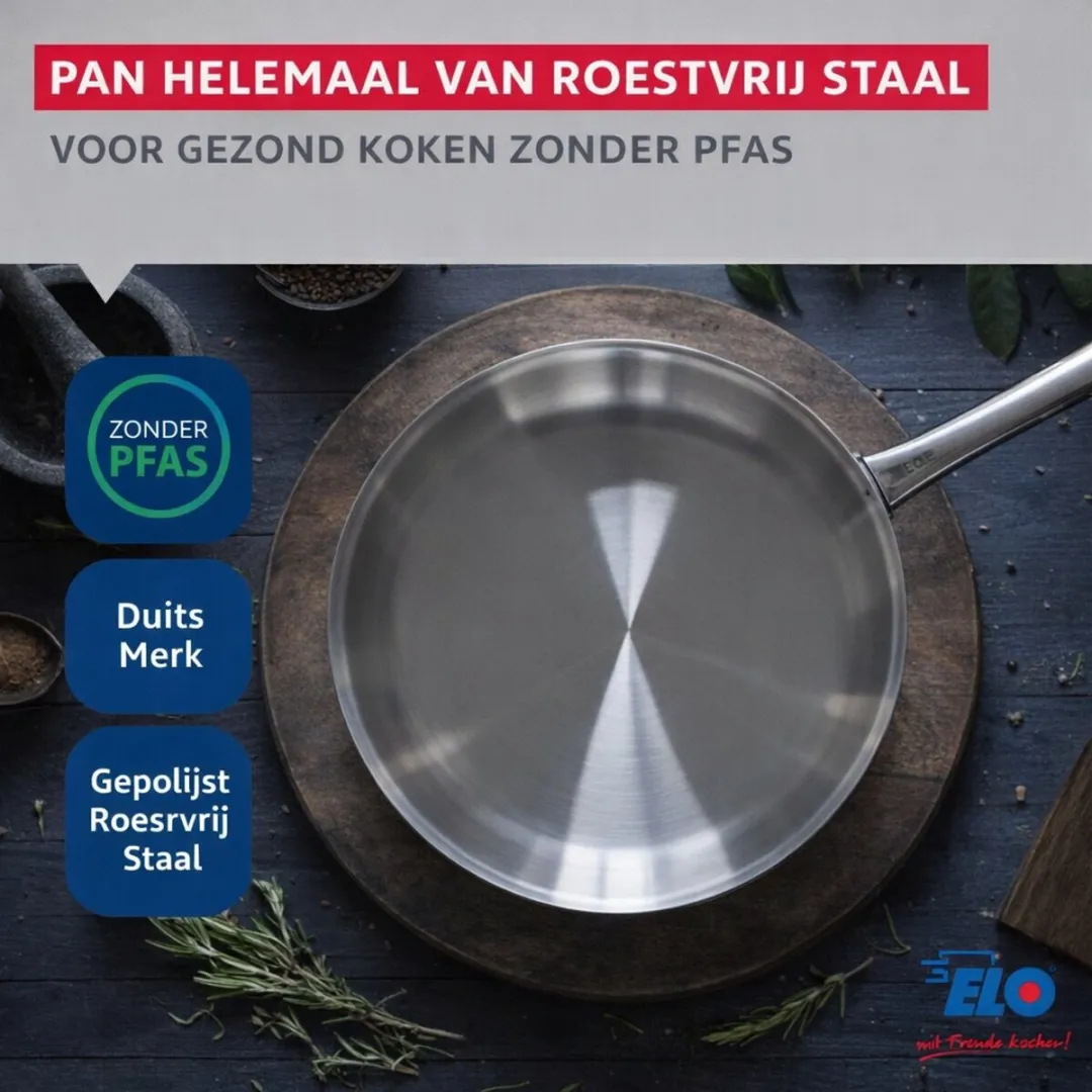 Fackelmann Elo 9871650 Keukenset - 5-delig Roestvrij staal