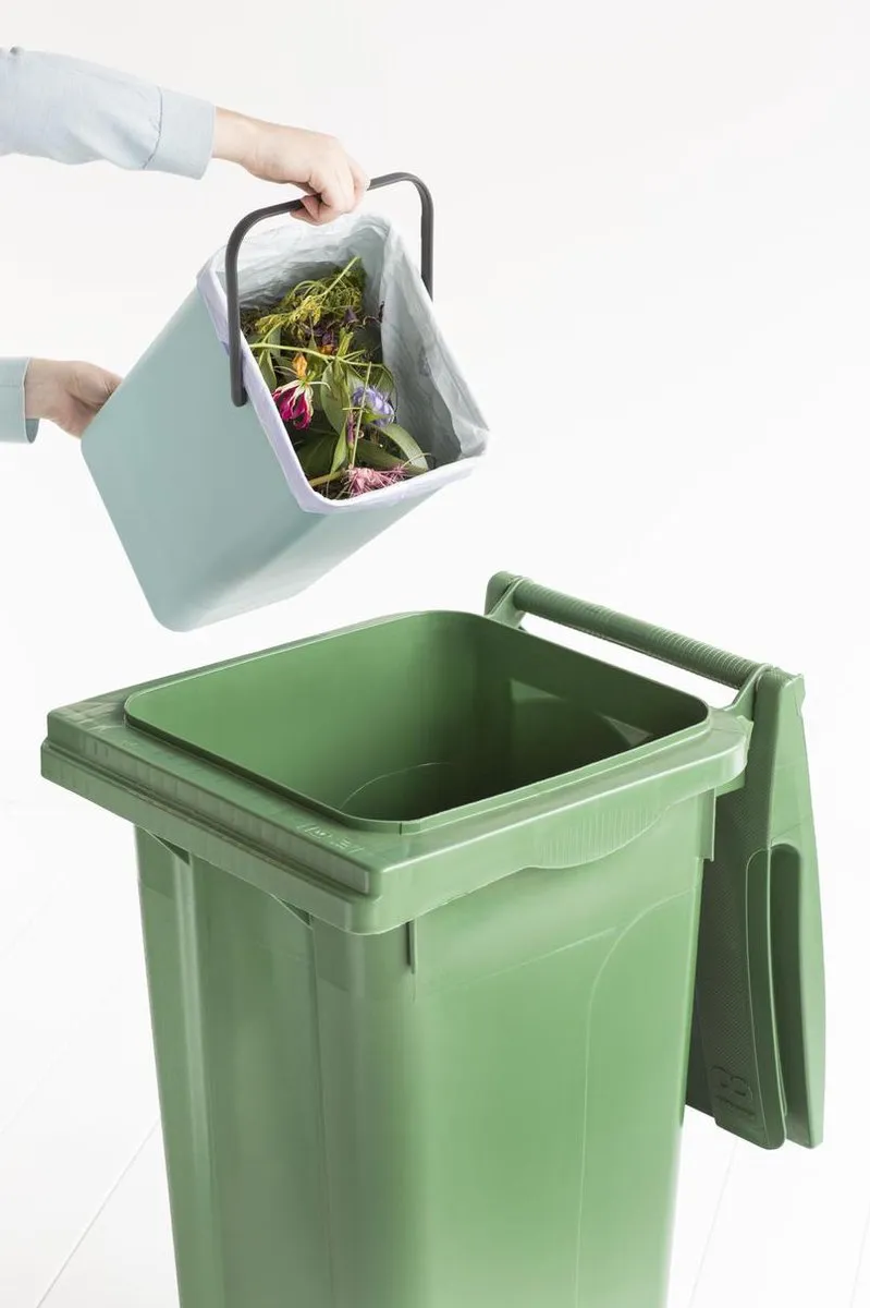 Brabantia Sort & Go Prullenbak 12L - Mint - afbeelding 6 van 6