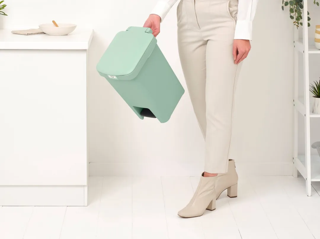 Brabantia StepUp Pedaalemmer 16L - Jade Green