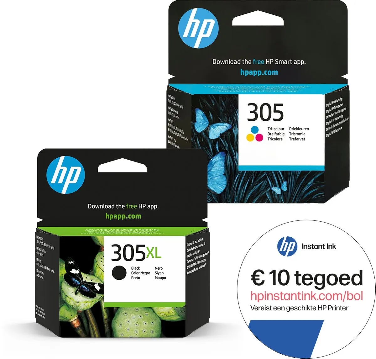 HP 305XL Inktcartridges