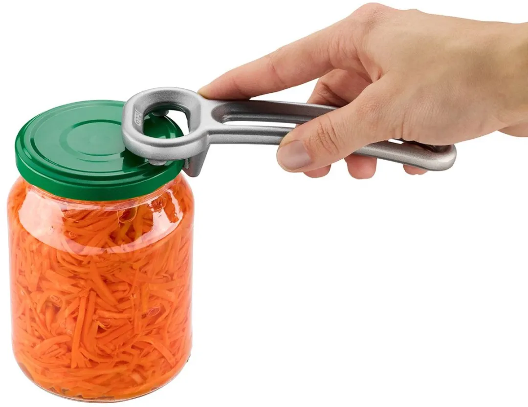 GEFU VACIO Potdekselopener Aluminium 13.6x4.9cm - Zilver