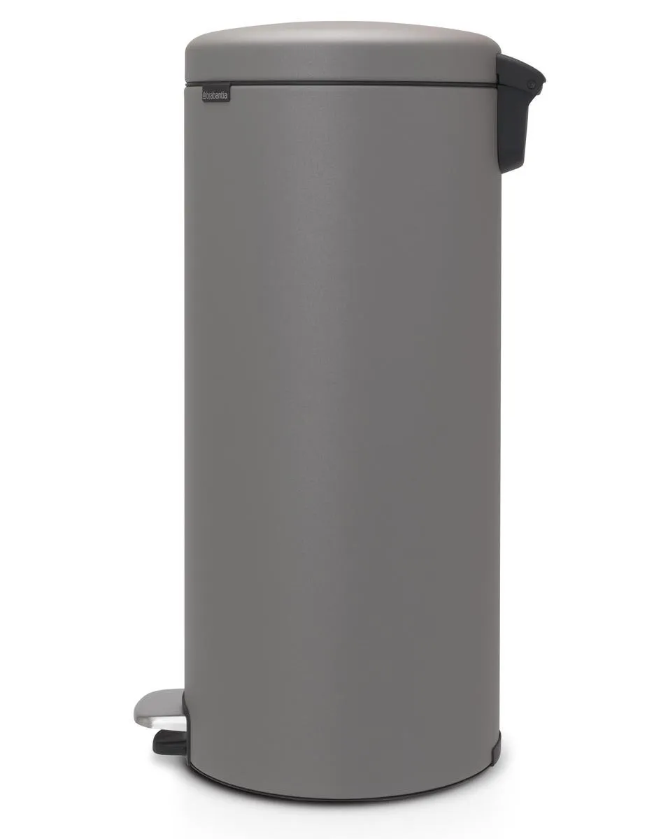 Brabantia NewIcon Prullenbak 30L - Mineral Concrete Grey