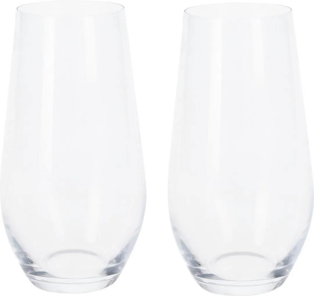 Excellent Houseware Tumbler Waterglazen 580ml - 4 Stuks - Transparant