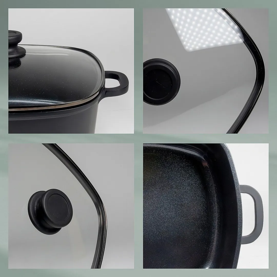 Kela Braadpan 6L - Non-stick PFAS/PTFE-vrij - Zwart