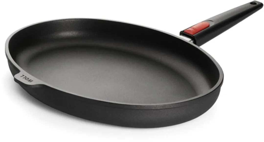 Woll Vispan Nowo Koekenpan 38cm - Zwart