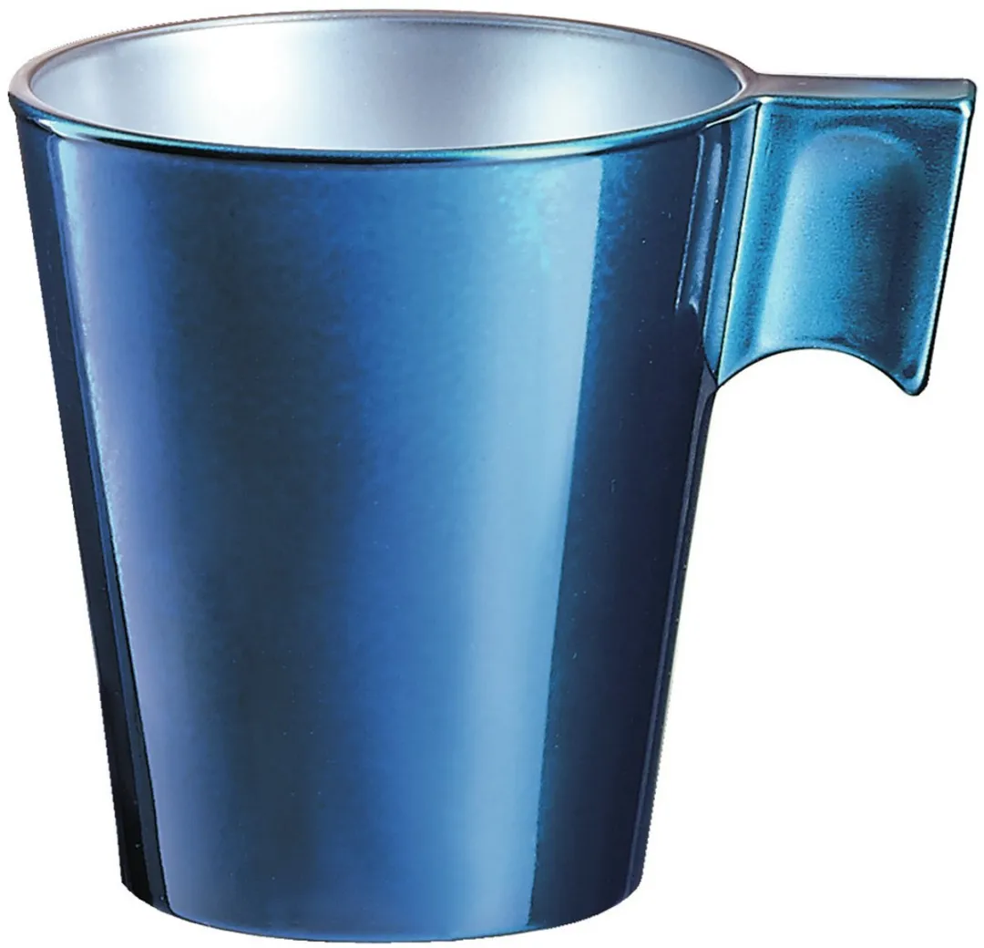 Luminarc Espresso Kopjes - 6 Stuks - Donkerblauw - 80ml