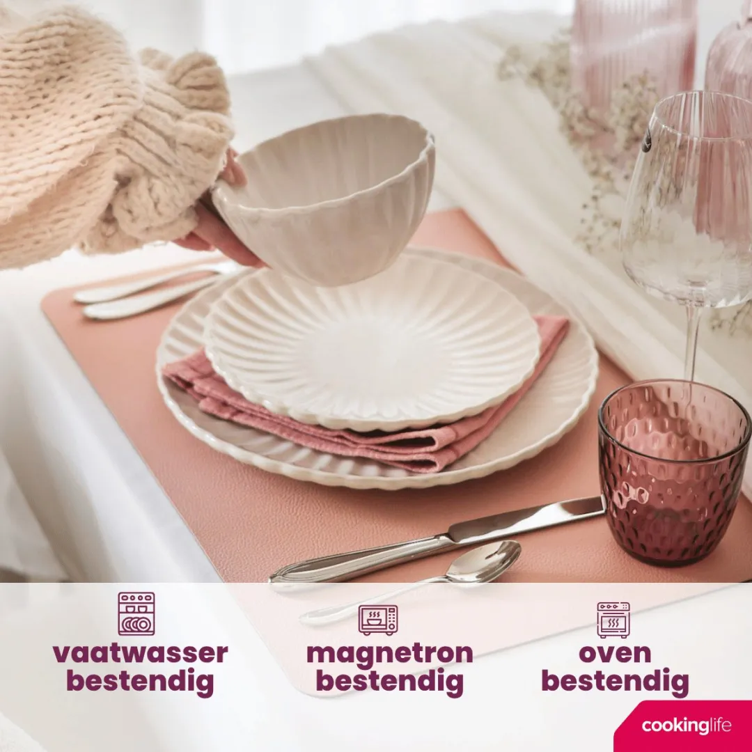 Cookinglife Cardida Serviesset 18-delig - 6 Personen - Aardewerk Wit