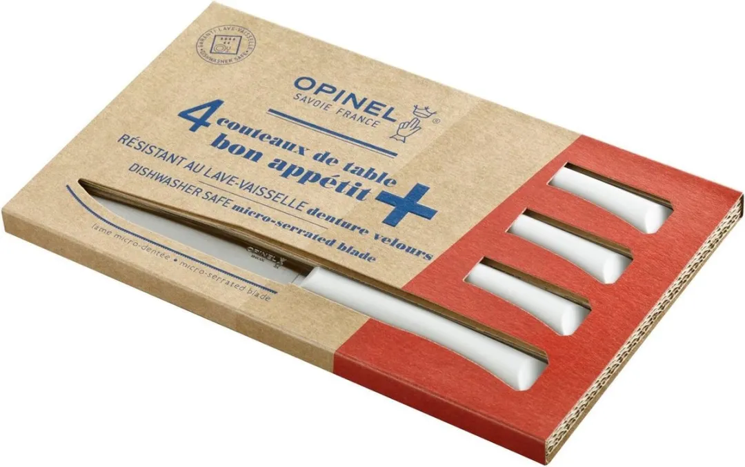 Opinel N°125 Bon Appétit+ Tafelmessenset 4-delig