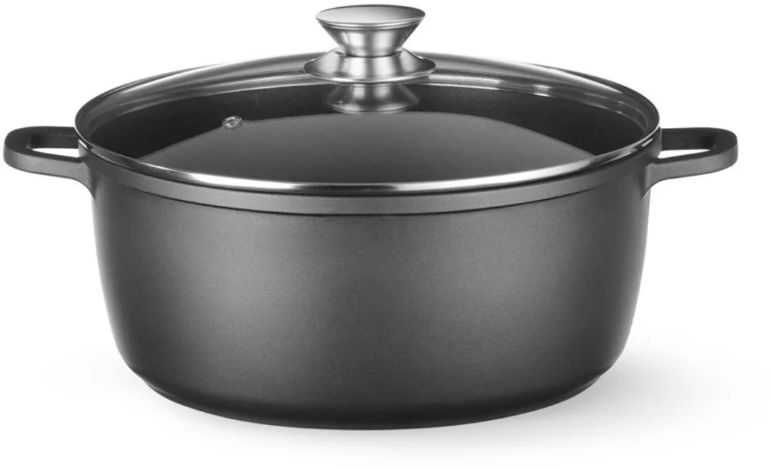 HENDI Braadpan 9L - Gietaluminium - Inductiebodem - Zwart