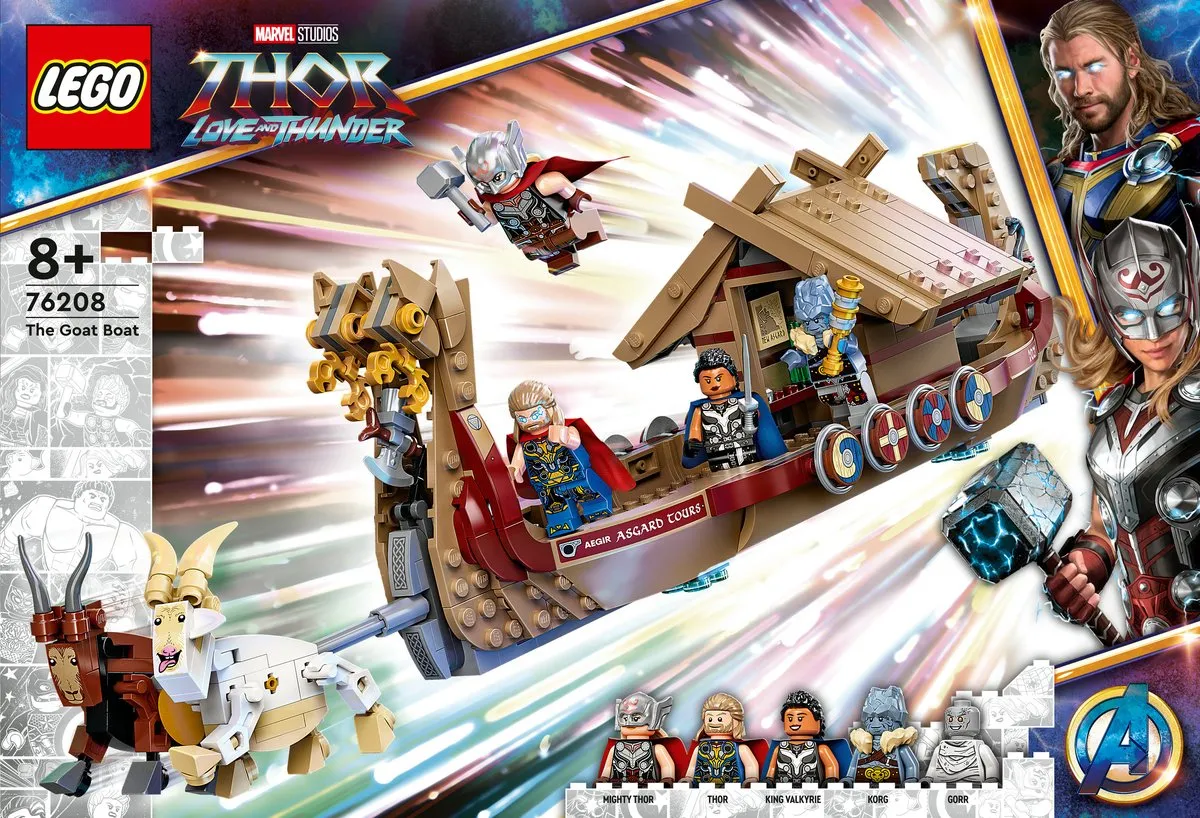 LEGO Marvel Thor Het Geitenschip 76208 - 5 Minifiguren