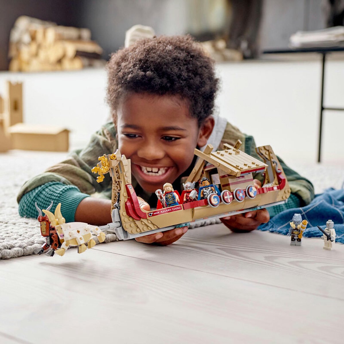 LEGO Marvel Thor Het Geitenschip - 76208