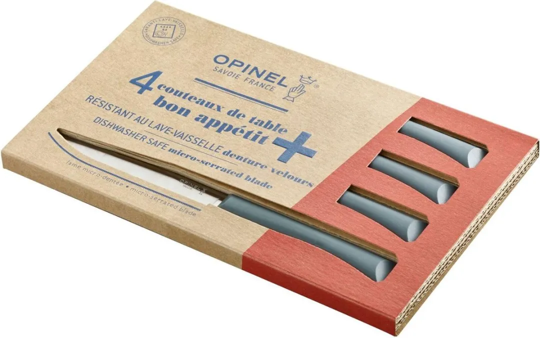 Opinel N°125 Bon Appétit+ Tafelmessenset 4-delig