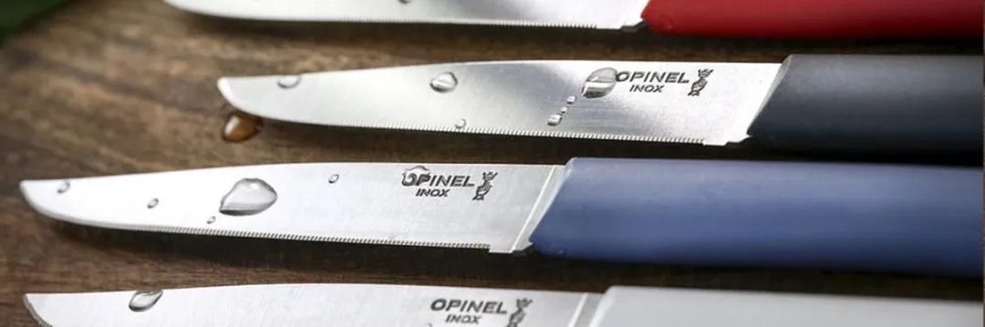 Opinel N°125 Bon Appétit+ Tafelmessenset 4-delig - Grijs