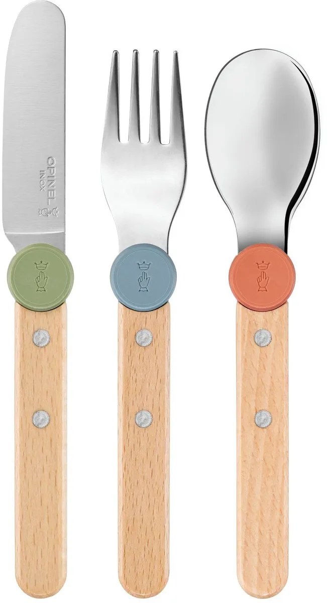 Opinel Le Petit Gourmet Bestekset 3-delig Multicolor