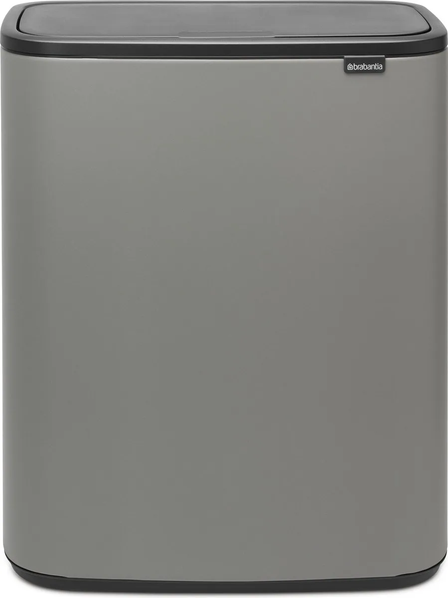 Brabantia Bo Touch Bin Prullenbak 2x30L - Mineral Concrete Grey
