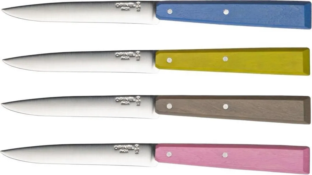 Opinel N°125 Bon Appétit Tafelmessenset - 4-delig - Multicolor