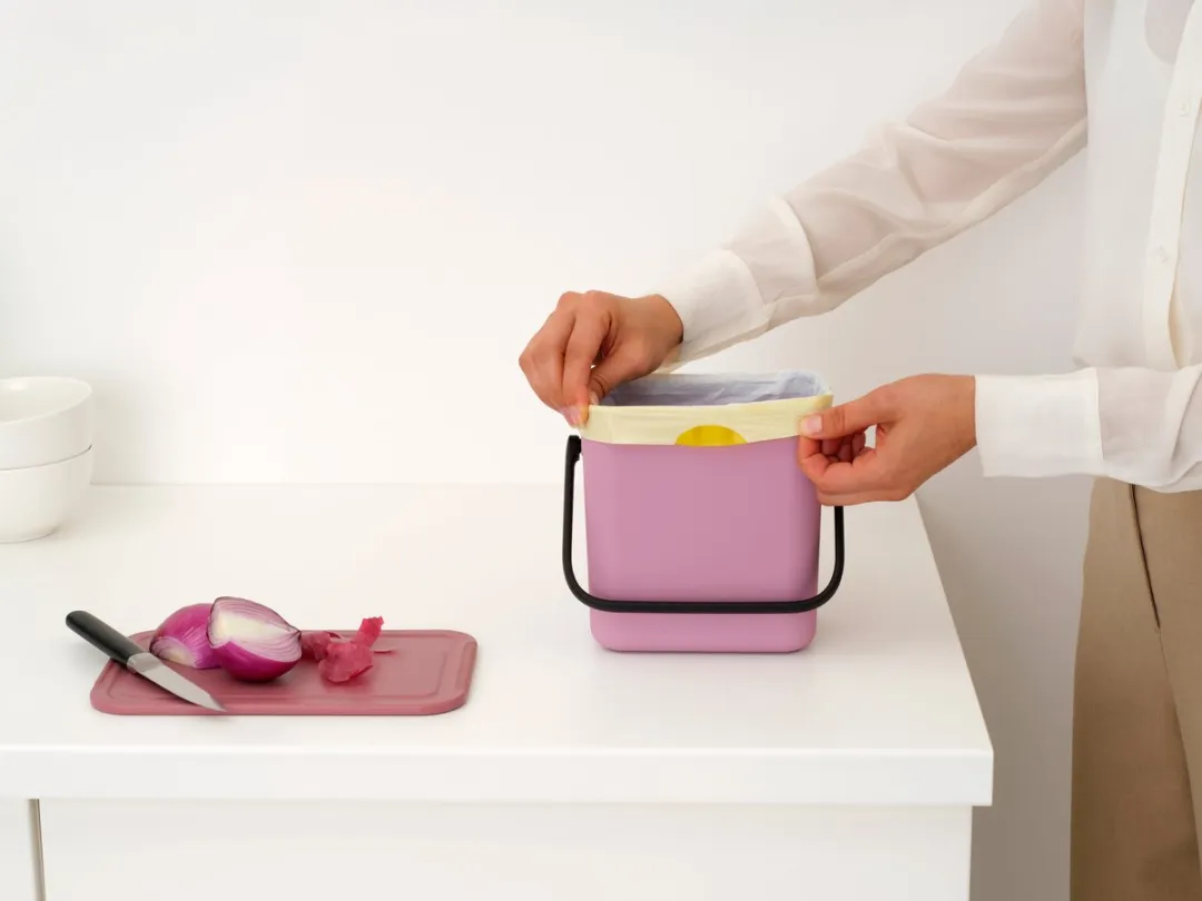Brabantia Sort & Go Afvalbakje 3L - Lilac Pink