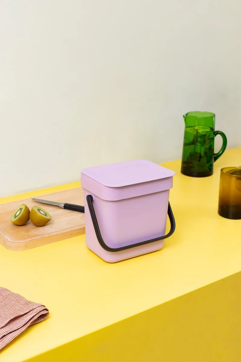 Brabantia Sort & Go Afvalbakje 3L - Lilac Pink