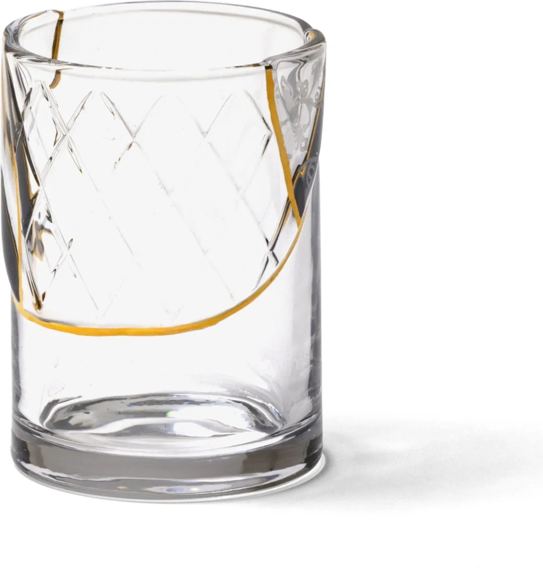 Seletti Kintsugi Glas 2 - Multi - Ø8.2cm - 0.3L