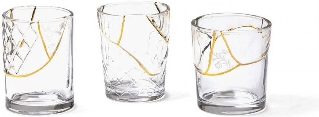 Seletti Kintsugi Glas 2 - Multi - Ø8.2cm - 0.3L