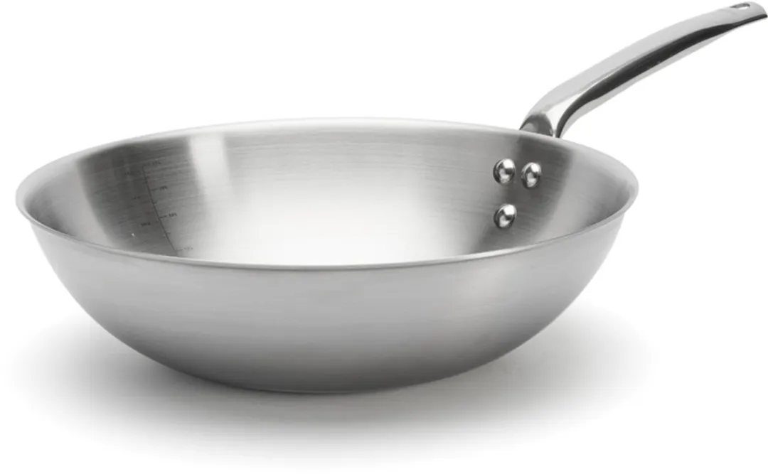 DeBuyer Alchimy Wokpan Ø32cm - RVS
