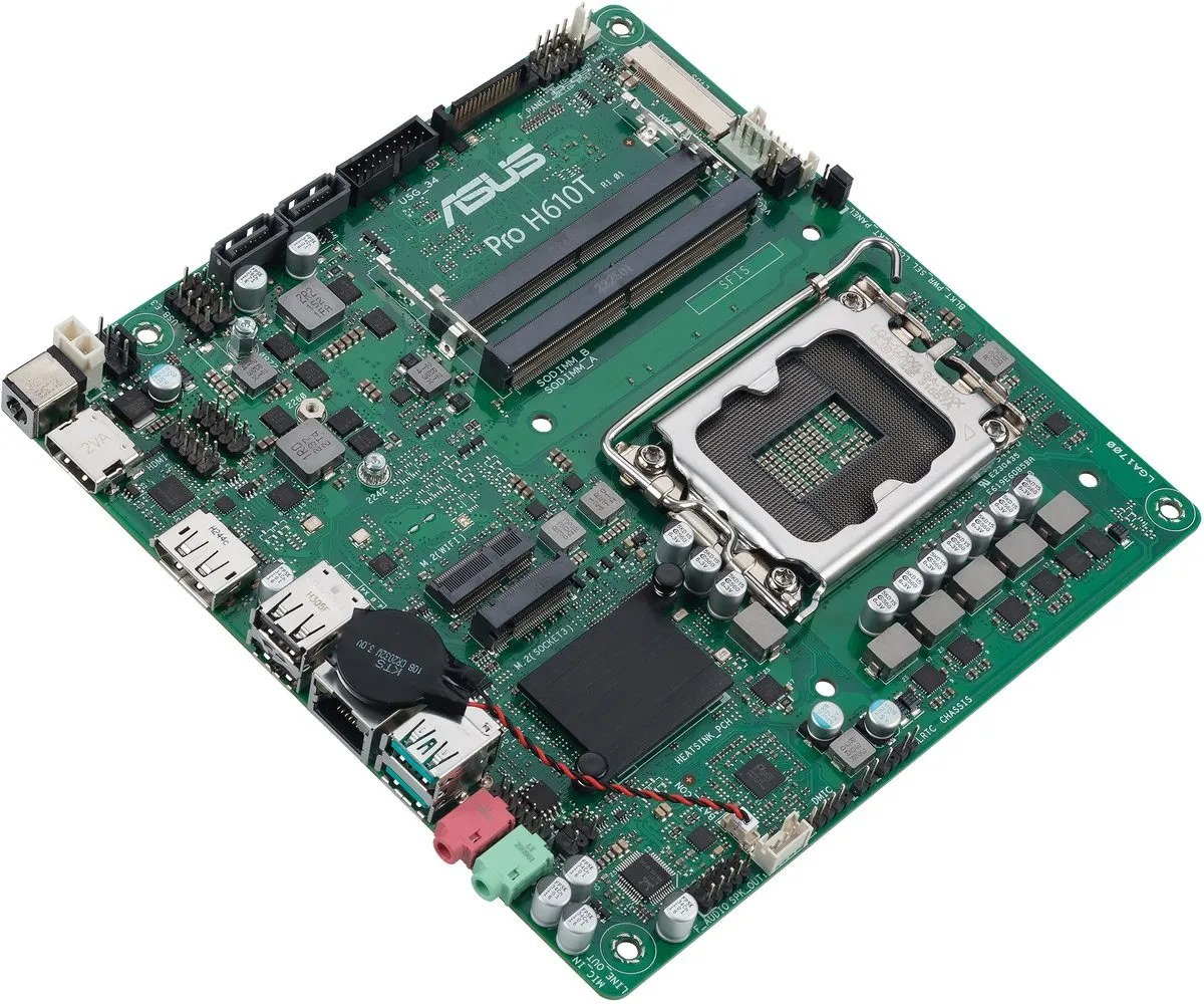 ASUS PRO H610T-CSM H610 Thin Mini ITX - LGA 1700