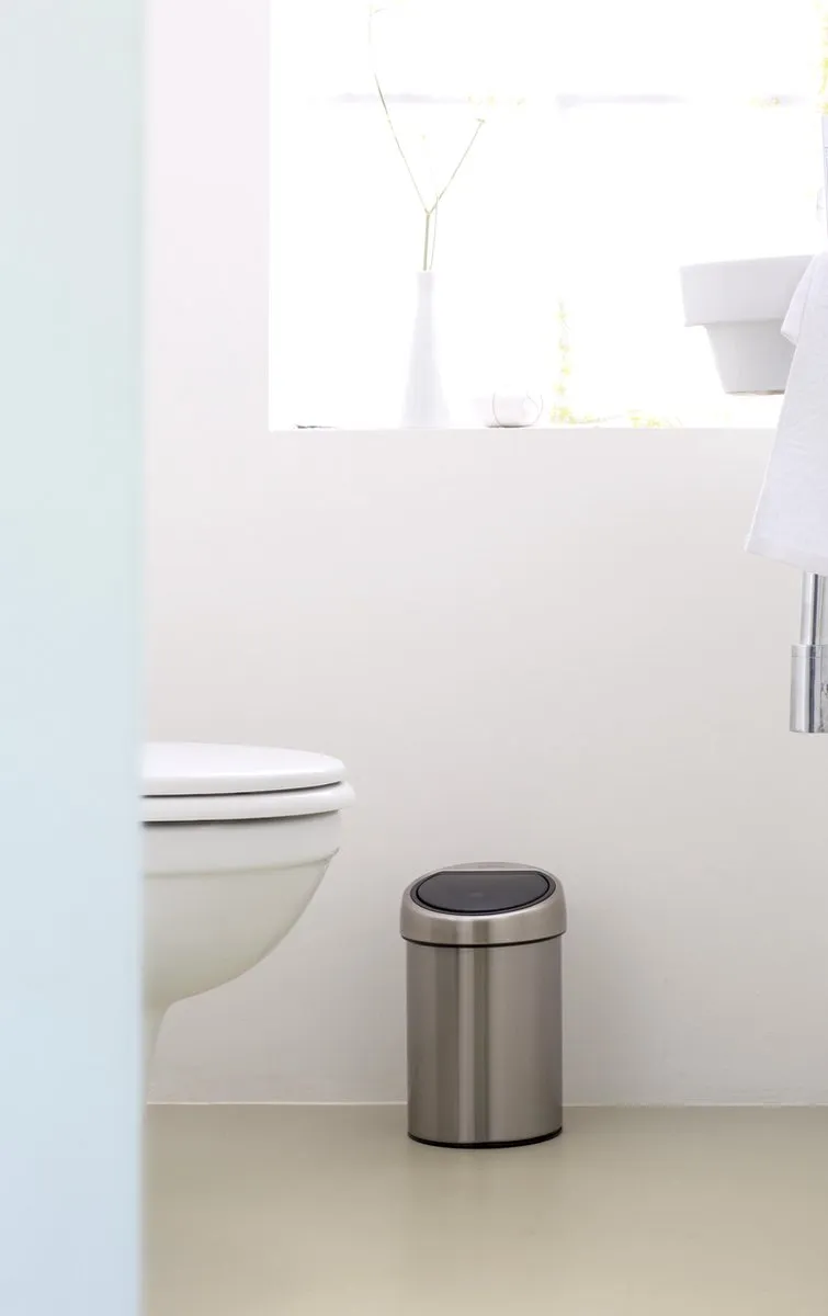 Brabantia Touch Bin Prullenbak 3L Matt Steel