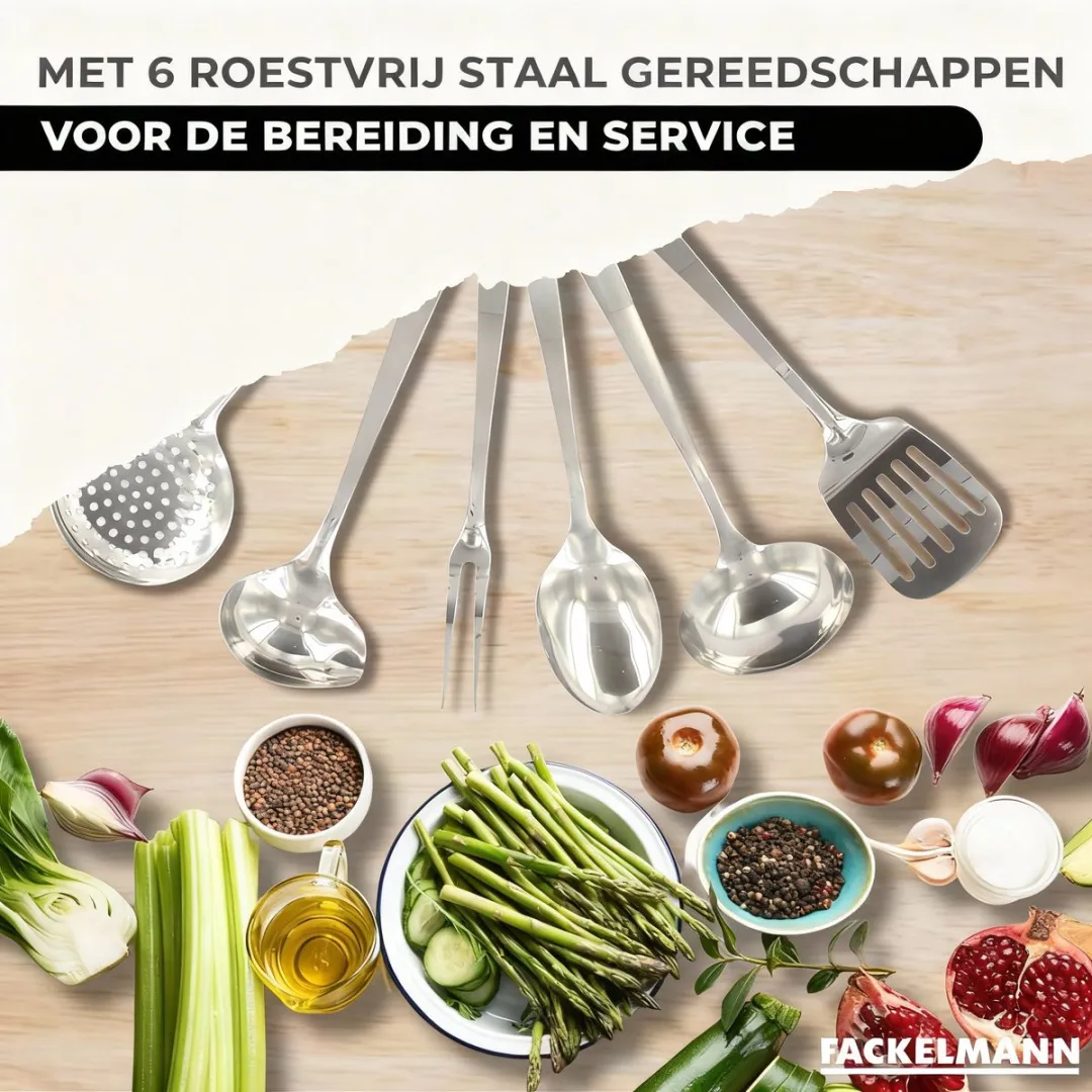 Fackelmann 9446750 Set Roestvrijstalen Pannen - 3-delig 20/24/28cm - Zwart