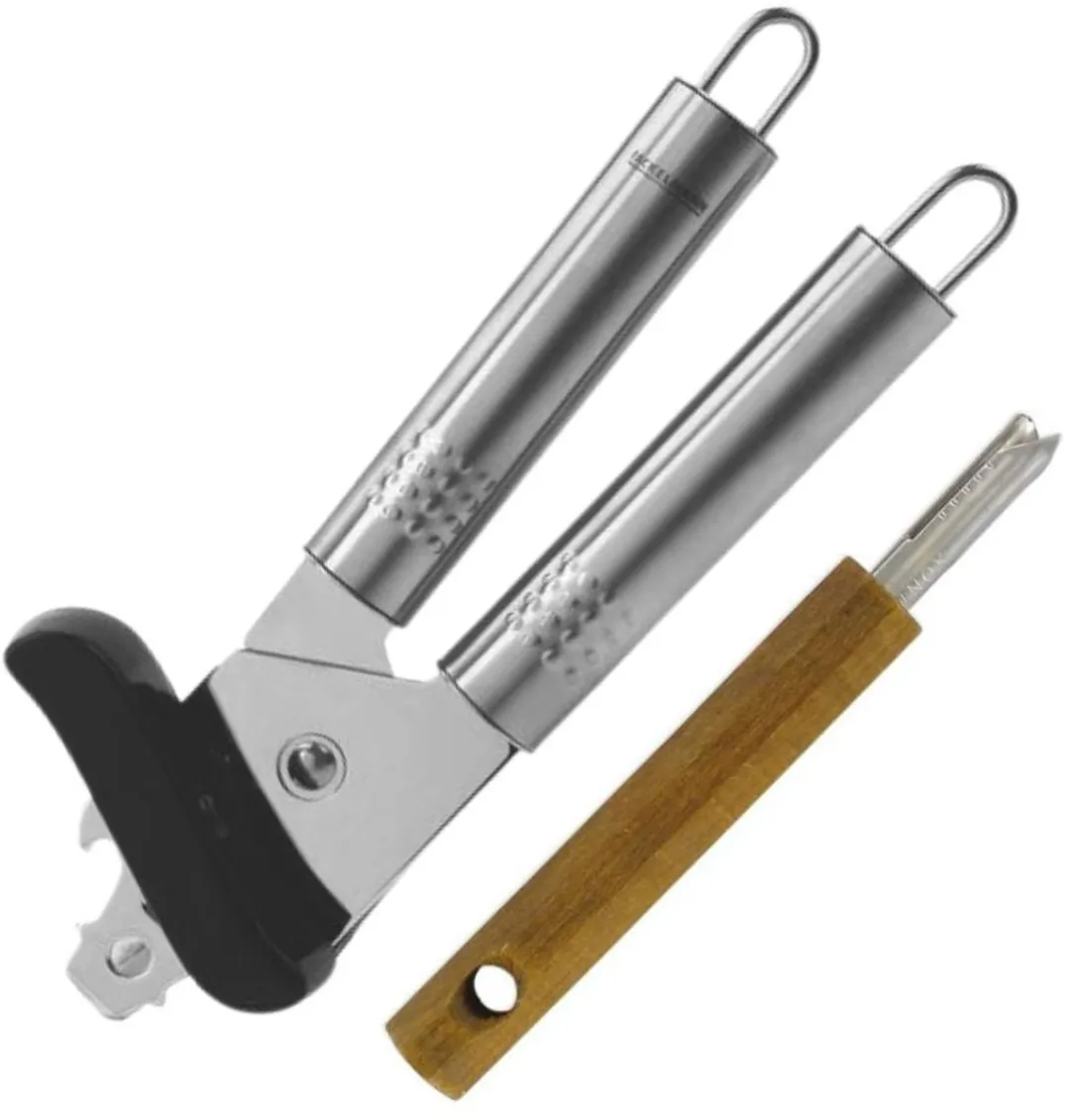 Fackelmann 9943650 Duo Handmatige Blikopener & Treklip
