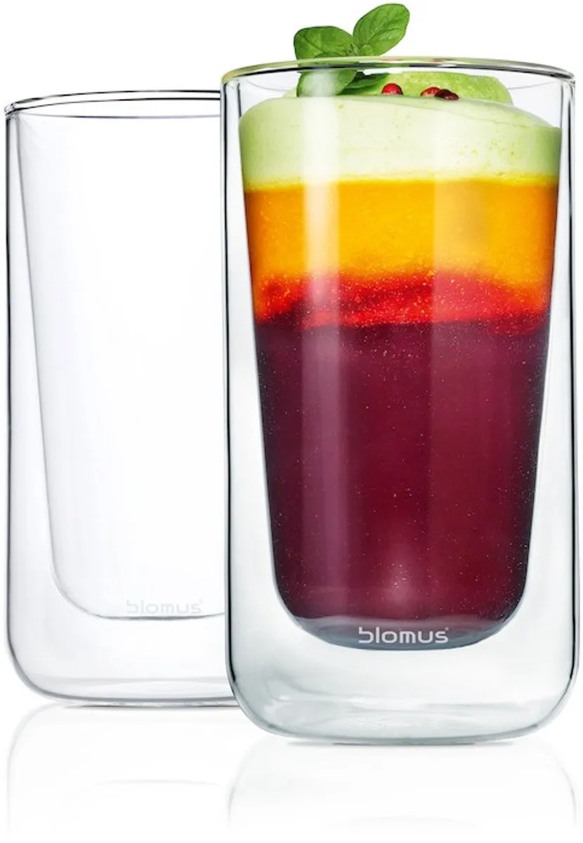 Blomus NERO Dubbelwandige Glazen 320ml - 2 Stuks