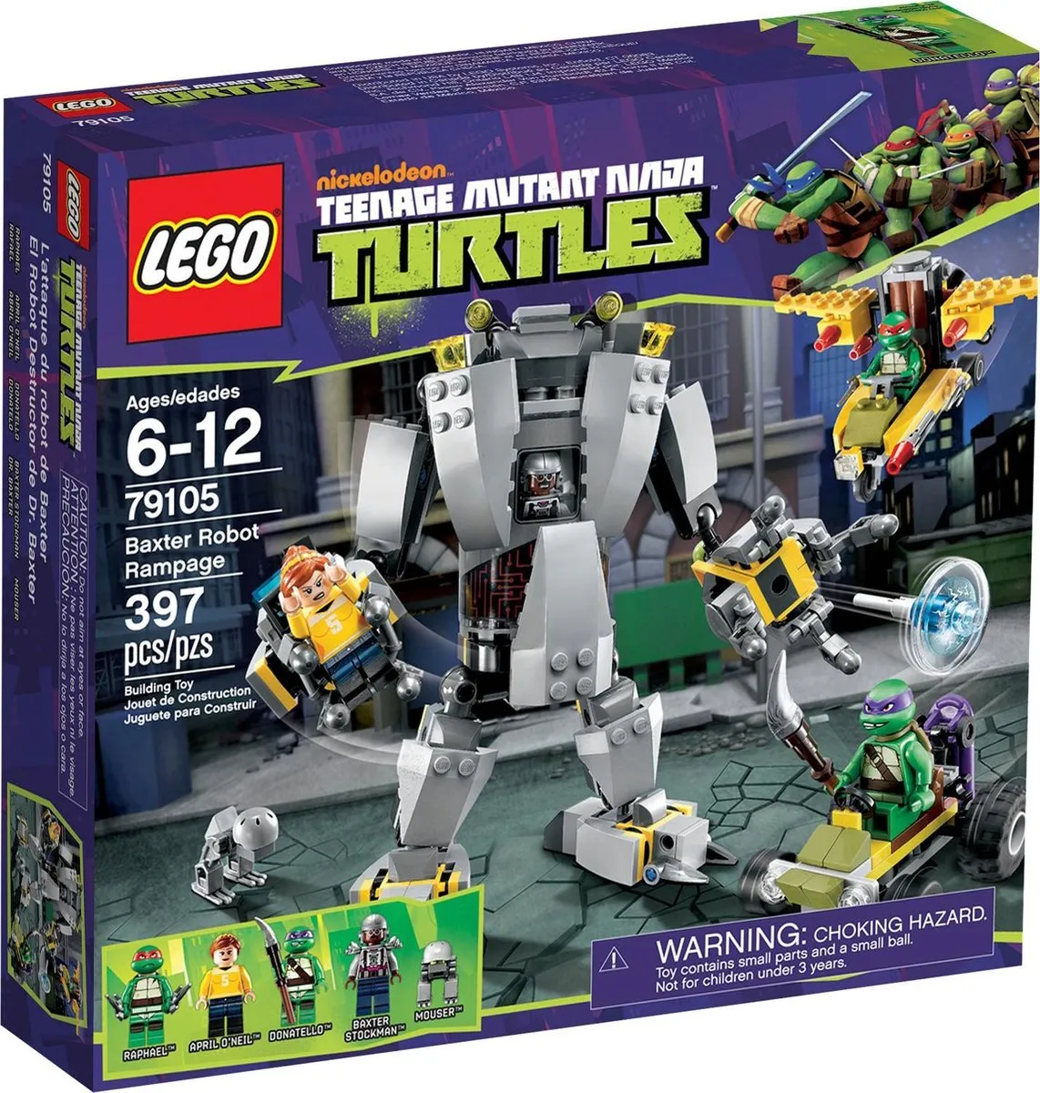 LEGO Ninja Turtles Baxter Robot Rampage 79105