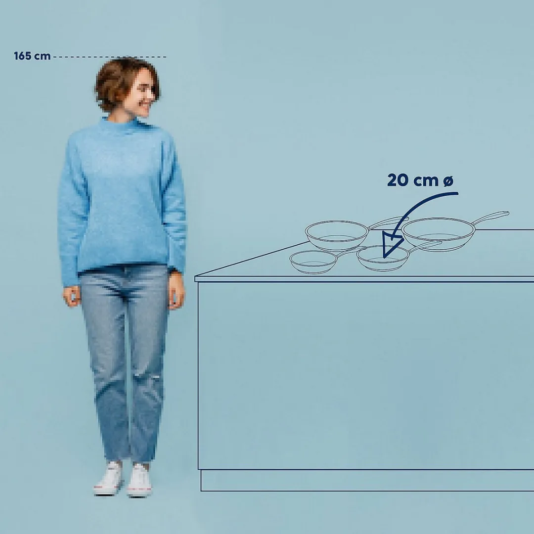 Kela Kerros Koekenpan 20cm - Zwart - afbeelding 6 van 6