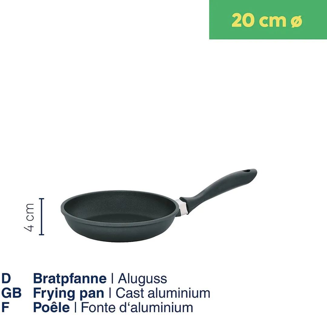 Kela Kerros Koekenpan 20cm - Zwart