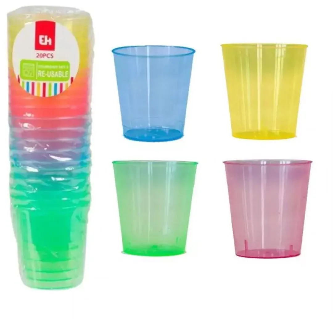 Excellent Houseware Shotglas 120 Stuks - 30ml - Multi