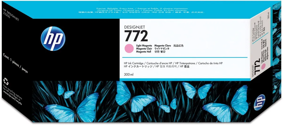 HP 772 CN631A Inktcartridge - Licht Magenta