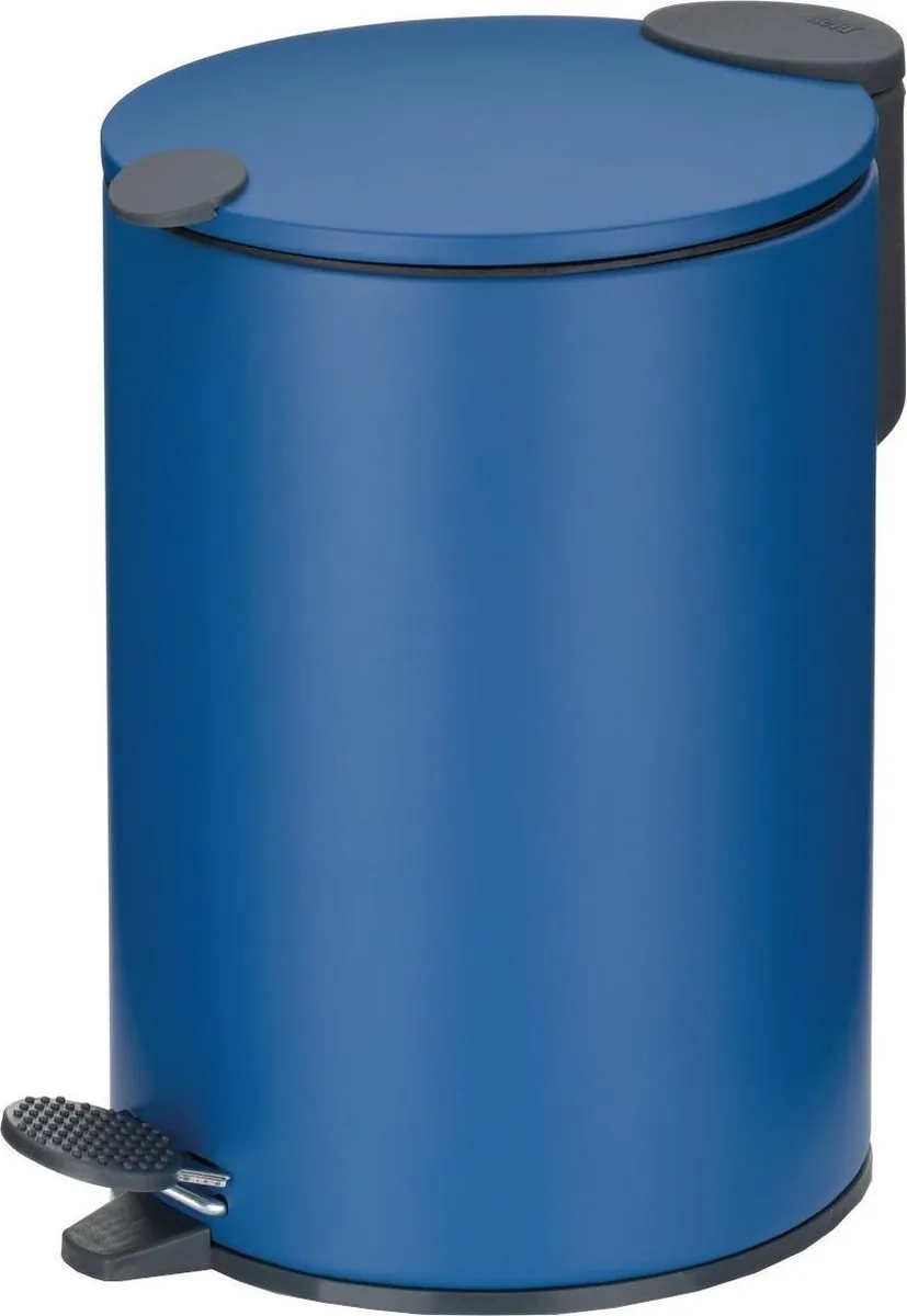 Kela Pedaal Afvalemmer 3L - Oceaanblauw