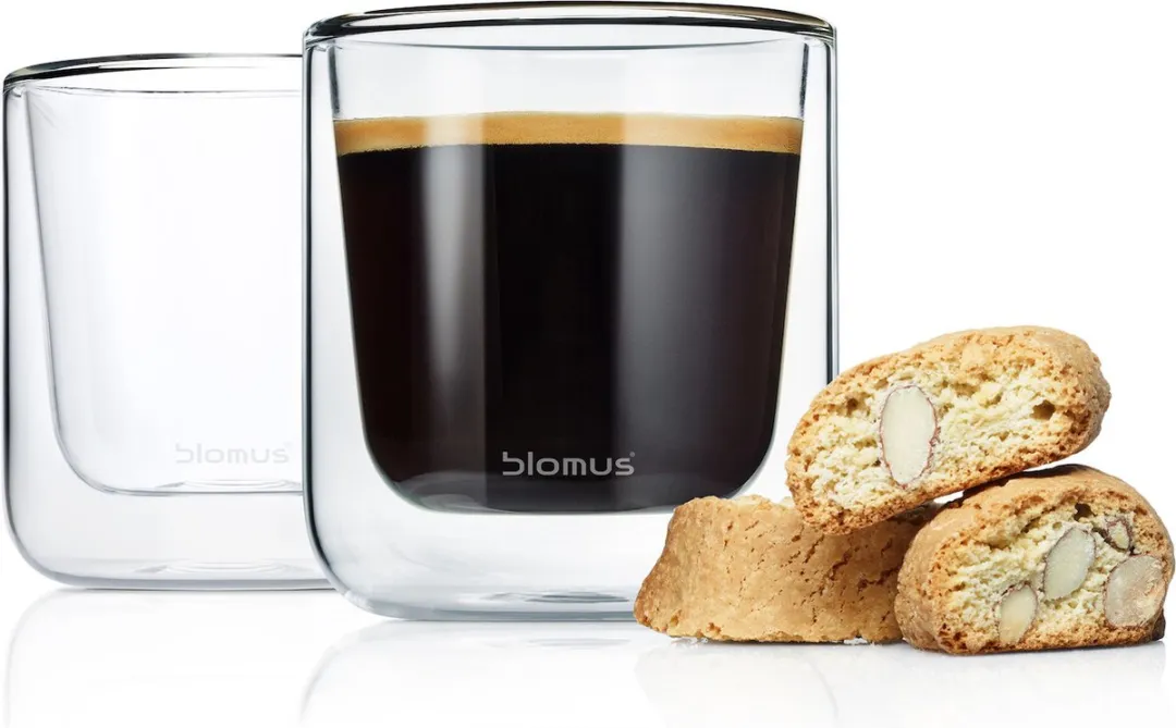 Blomus NERO Dubbelwandige Glazen 200ml - 2 Stuks