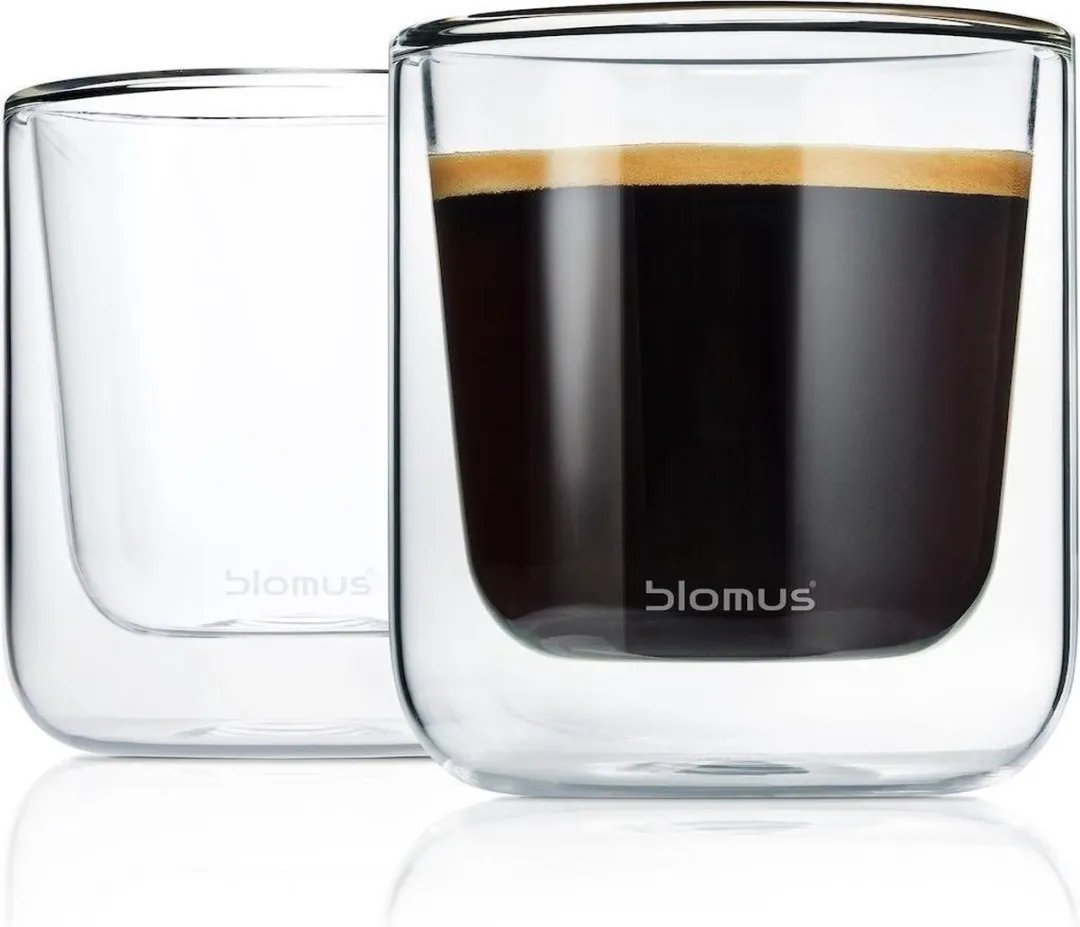 Blomus NERO Dubbelwandige Glazen 200ml - 2 Stuks
