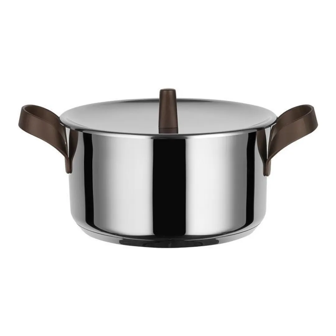 Alessi Kookpan Edo PU101/20 - 20cm - 2.8L - Zilver
