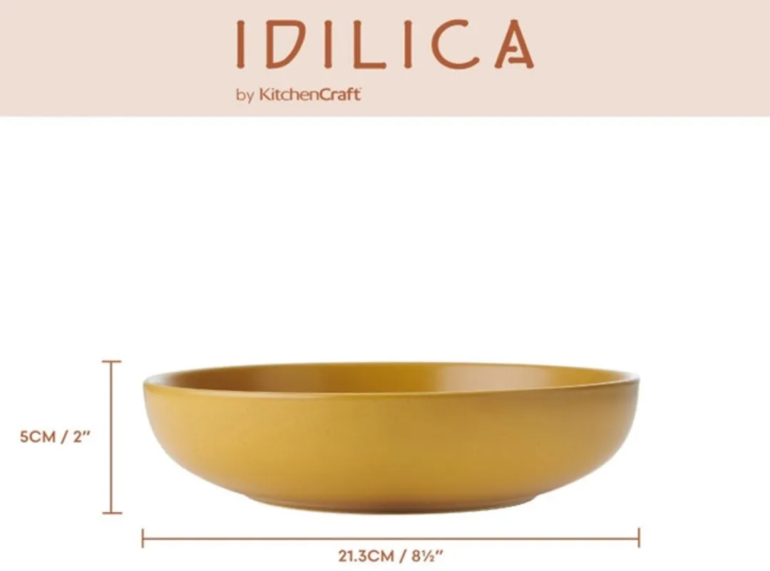 KitchenCraft Idilica Aardewerk Pastakommen - 4 Stuks - Cream - afbeelding 6 van 6