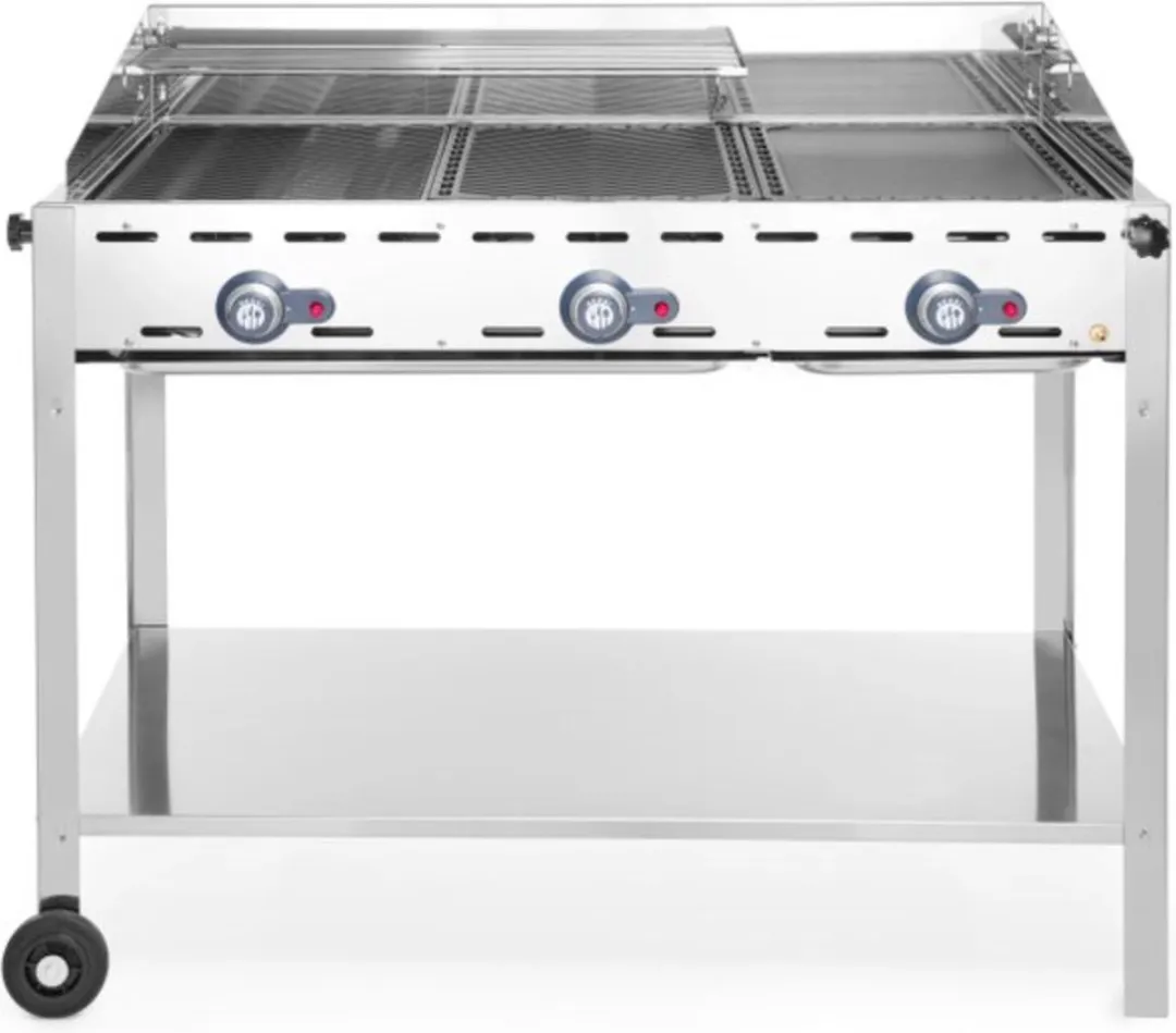 HENDI Green Fire BBQ 3 Branders 17,4 kW - RVS