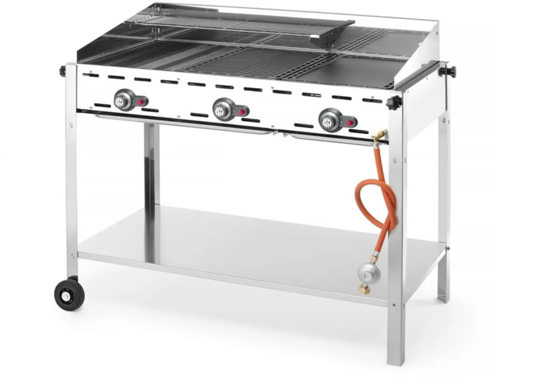 HENDI Green Fire BBQ 3 Branders 17,4 kW - RVS