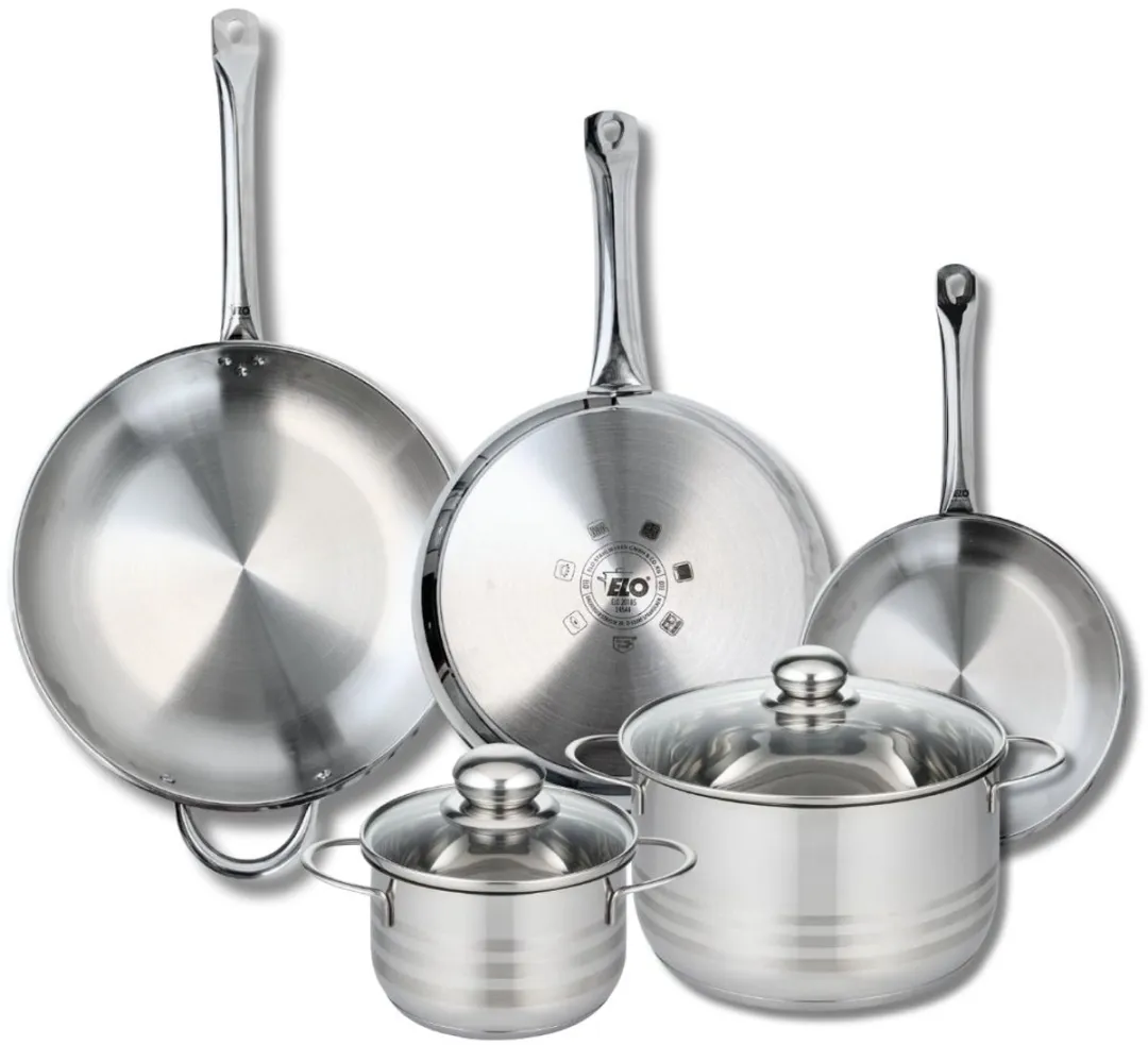 Fackelmann Elo Profi Brillant Keukenset 5-delig - 3 Bakpannen 24/28/32cm & 2 Kookpotten 16/24cm