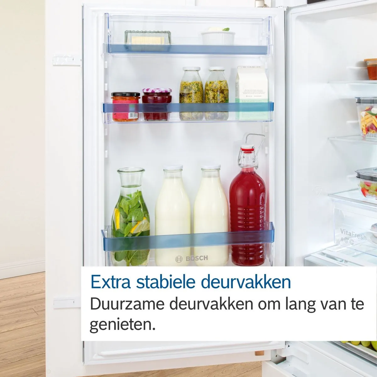 Bosch Serie 4 KIR21VFE0 Inbouw Koelkast 136L - 3 Plateaus - afbeelding 6 van 6